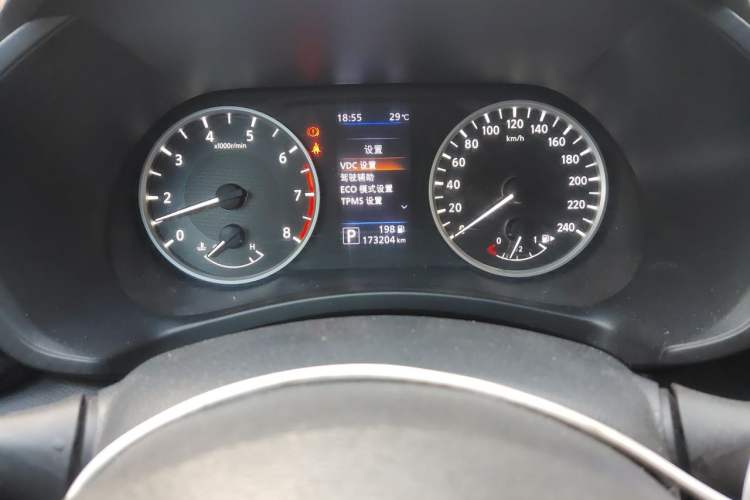 Used Nissan Sylphy 2020 Revised Version 1.6L XL CVT Smart Enjoyment Edition Odometer Close Up