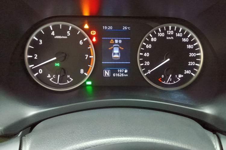 Used Nissan Sylphy 2020 Revised Version 1.6L XL CVT Smart Enjoyment Edition Odometer Close Up