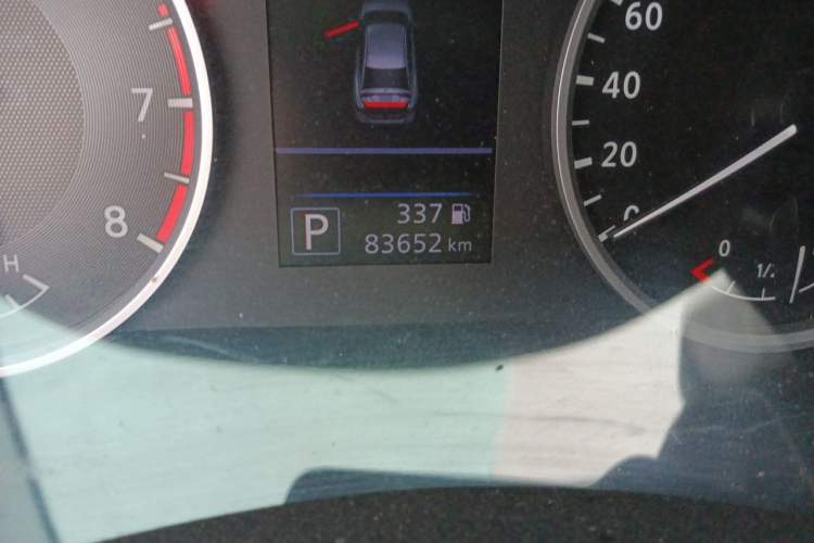 Used Nissan Sylphy 2020 1.6L XL CVT Enjoyment Edition Odometer Close Up