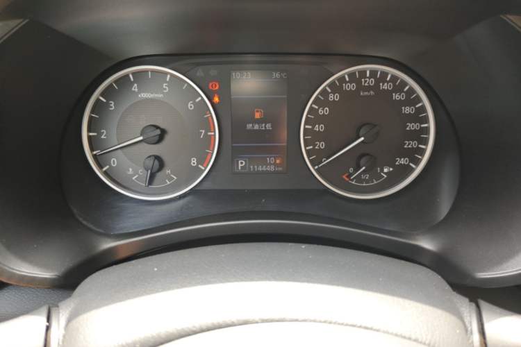 Used Nissan Sylphy 2020 Revised 1.6L XL CVT Enjoyment Edition Odometer Close Up