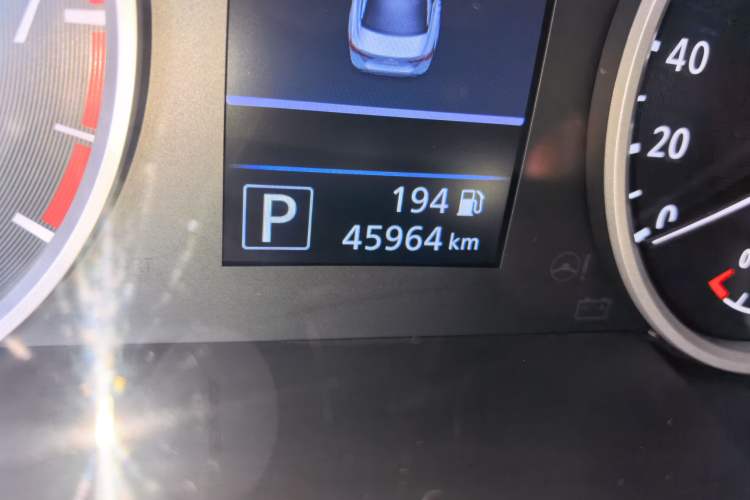 Used Nissan Sylphy 2020 Revised 1.6L XL CVT Enjoyment Edition Odometer Close Up