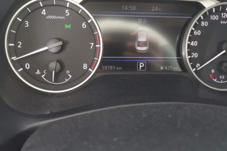 Used Nissan Sylphy 2020 Revised 1.6L TOP CVT Luxury Edition Odometer Close Up