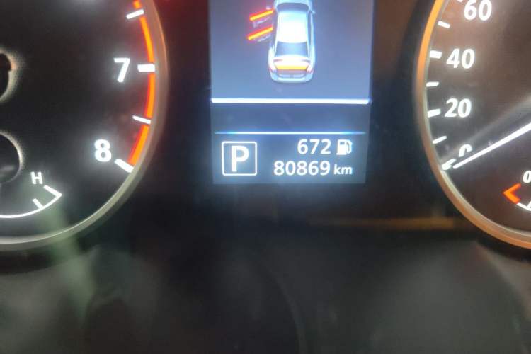 Used Nissan Sylphy 2020 1.6L XL CVT Enjoyment Edition Odometer Close Up