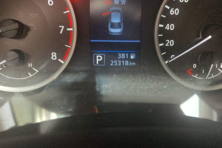 Used Nissan Sylphy 2020 1.6L XL CVT Enjoyment Edition Odometer Close Up