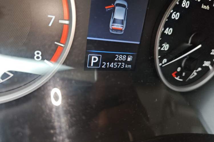 Used Nissan Sylphy 2020 Revised Version 1.6L XL CVT Smart Enjoyment Edition Odometer Close Up