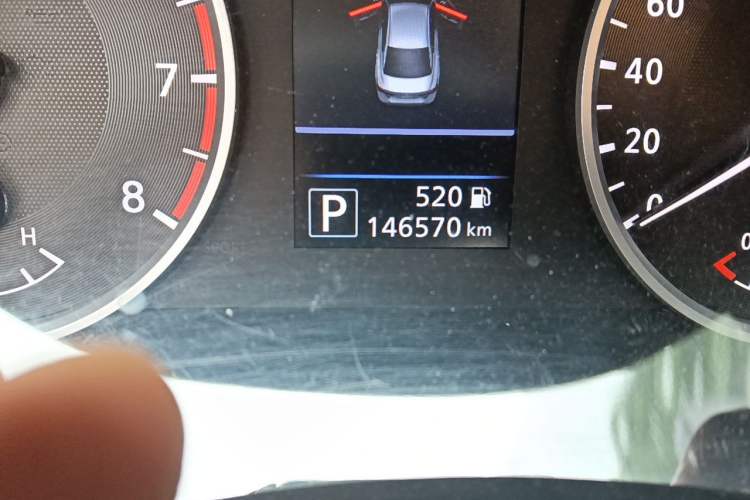 Used Nissan Sylphy 2020 Revised 1.6L XL CVT Enjoyment Edition Odometer Close Up