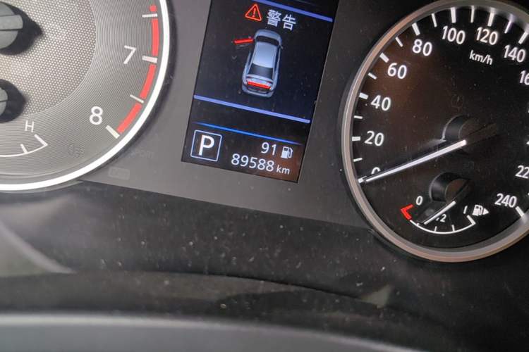 Used Nissan Sylphy 2020 1.6L XL CVT Enjoyment Edition Odometer Close Up