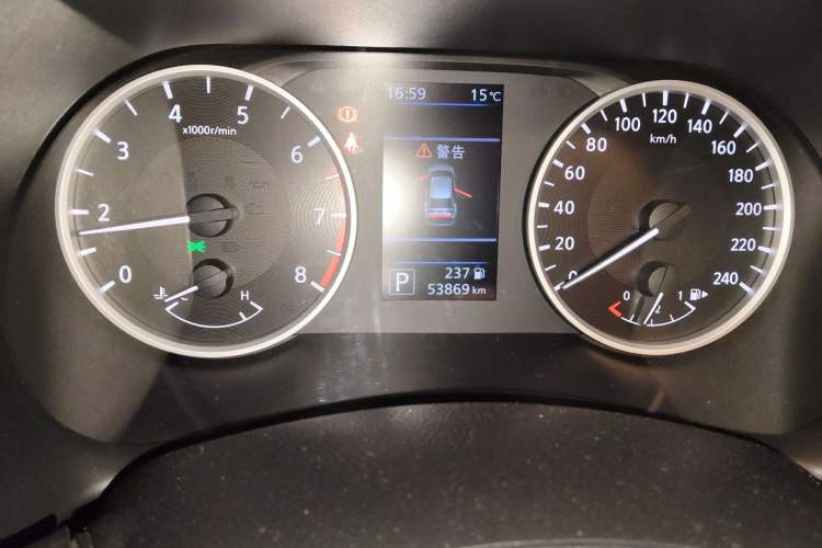 Used Nissan Sylphy 2020 Revised 1.6L XL CVT Enjoyment Edition Odometer Close Up