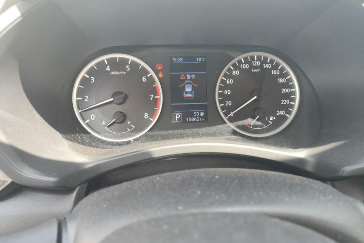 Used Nissan Sylphy 2020 Revised 1.6L XL CVT Enjoyment Edition Odometer Close Up