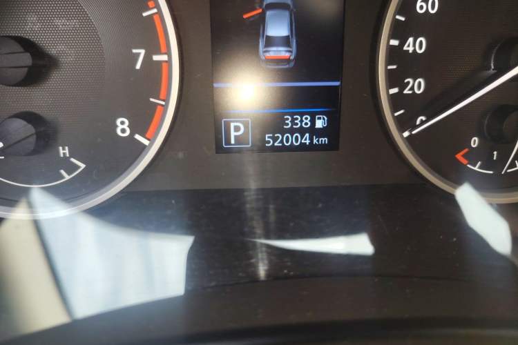 Used Nissan Sylphy 2020 1.6L XL CVT Enjoyment Edition Odometer Close Up