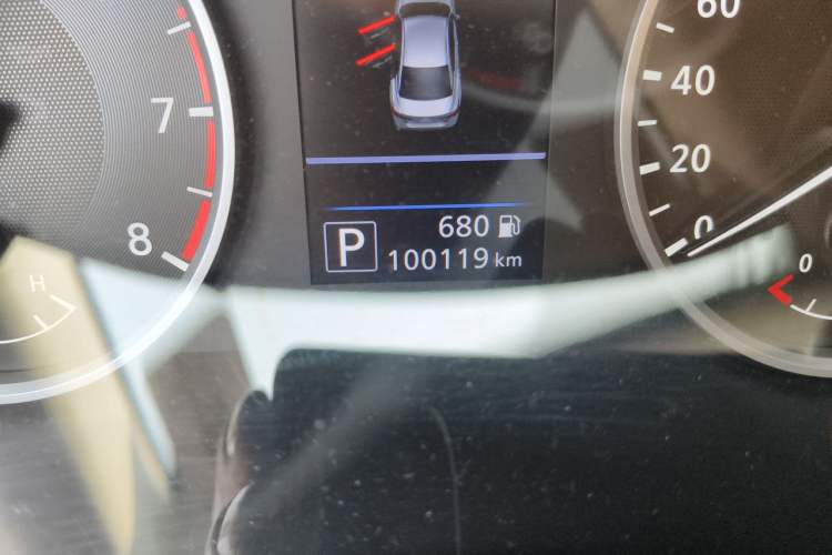 Used Nissan Sylphy 2020 1.6L XL CVT Enjoyment Edition Odometer Close Up