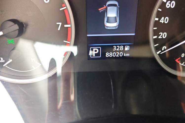 Used Nissan Sylphy 2020 1.6L XL CVT Smart Enjoyment Edition Odometer Close Up