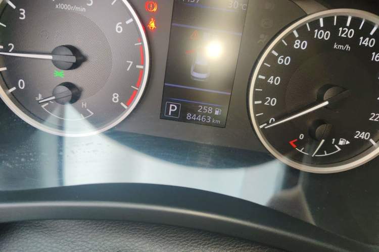Used Nissan Sylphy 2020 1.6L XL CVT Enjoyment Edition Odometer Close Up