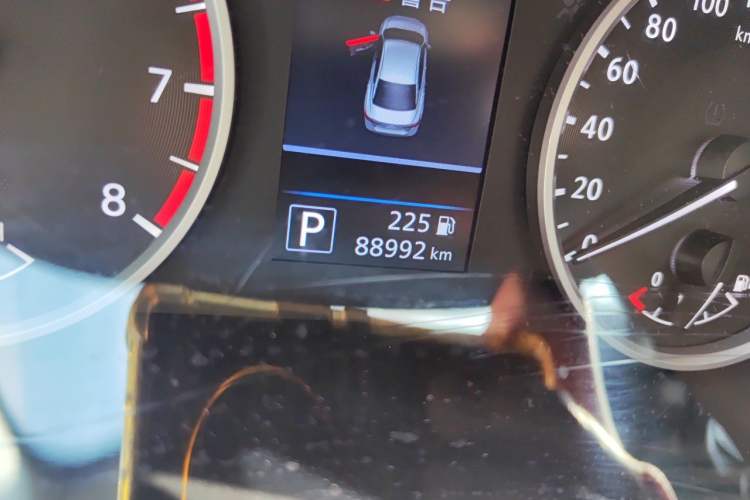 Used Nissan Sylphy 2020 1.6L XL CVT Enjoyment Edition Odometer Close Up