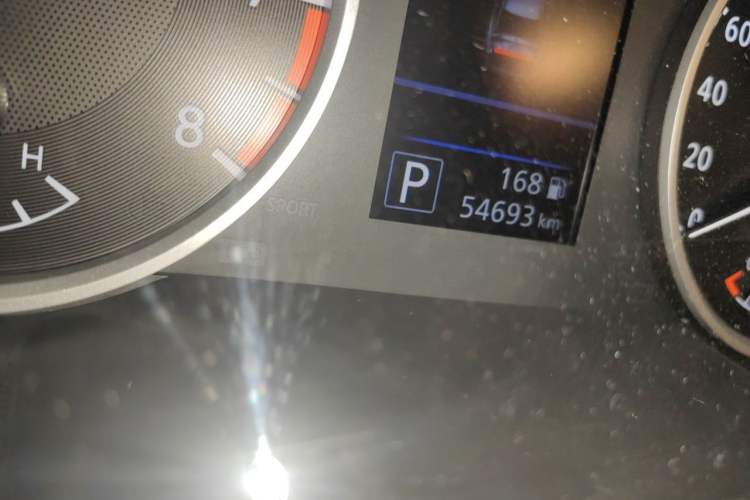 Used Nissan Sylphy 2020 1.6L XL CVT Enjoyment Edition Odometer Close Up