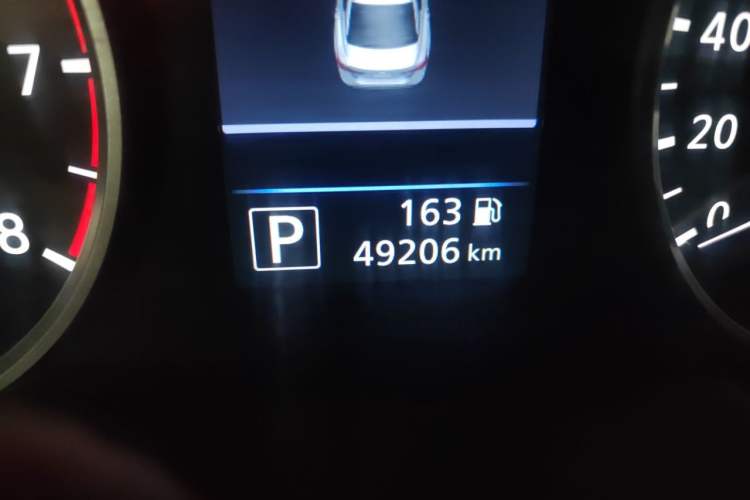 Used Nissan Sylphy 2020 1.6L XL CVT Enjoyment Edition Odometer Close Up