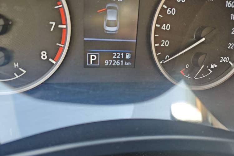 Used Nissan Sylphy 2020 1.6L XL CVT Enjoyment Edition Odometer Close Up