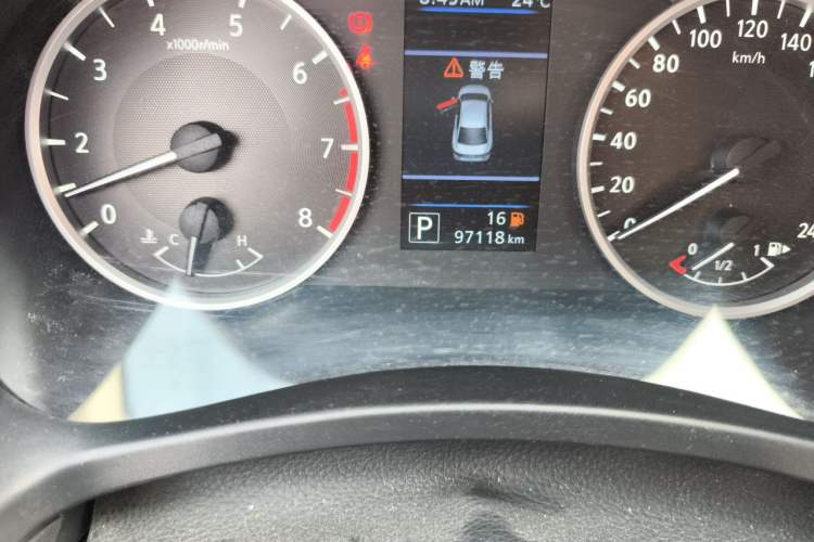 Used Nissan Sylphy 2020 1.6L XL CVT Enjoyment Edition Odometer Close Up