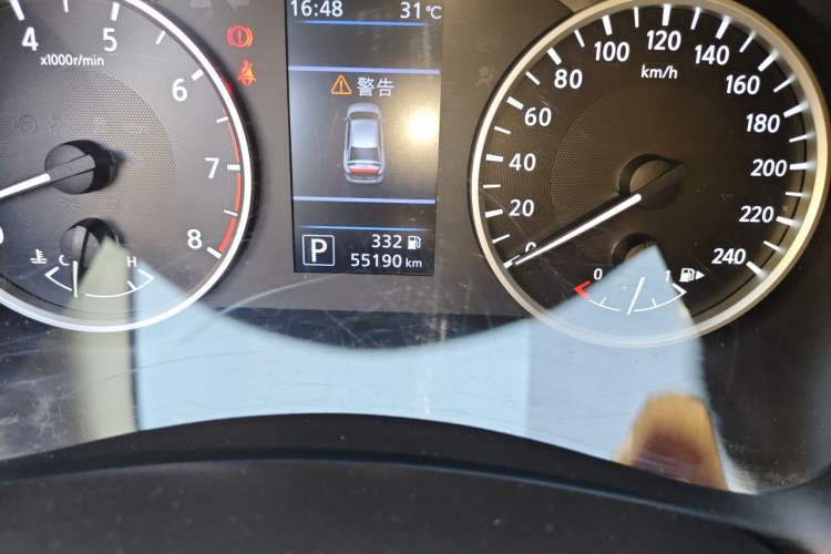 Used Nissan Sylphy 2020 Revised 1.6L XL CVT Enjoyment Edition Odometer Close Up