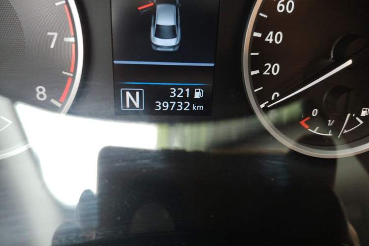 Used Nissan Sylphy 2020 Revised 1.6L XL CVT Enjoyment Edition Odometer Close Up