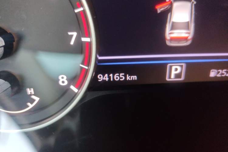 Used Nissan Sylphy 2020 1.6L TOP CVT Luxury Edition Odometer Close Up