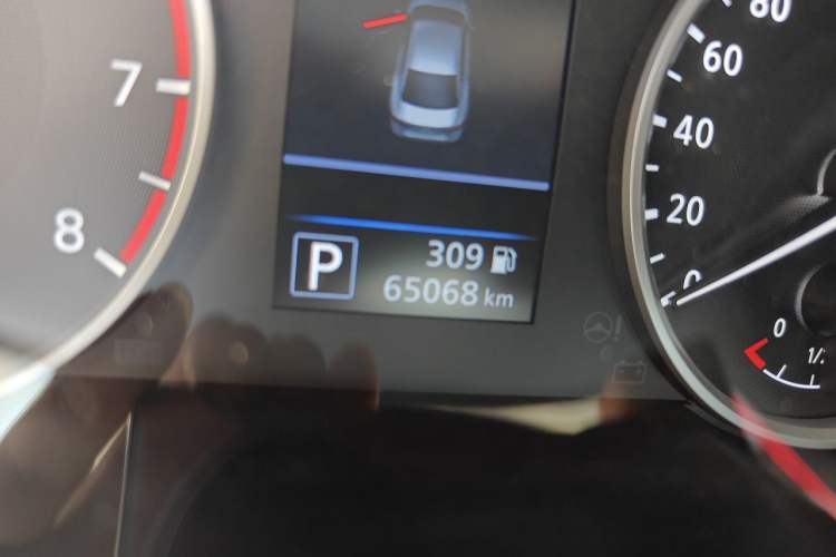 Used Nissan Sylphy 2020 Revised 1.6L XL CVT Enjoyment Edition Odometer Close Up