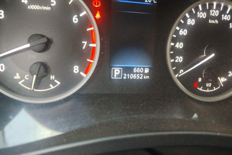 Used Nissan Sylphy 2020 1.6L XL CVT Smart Enjoyment Edition Odometer Close Up