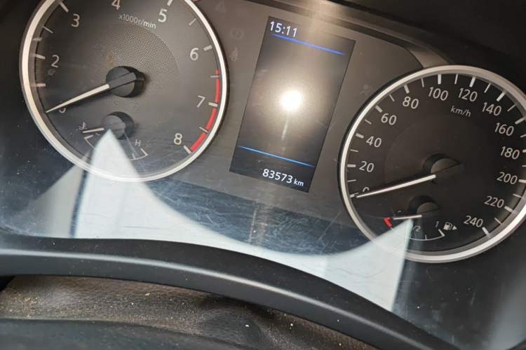 Used Nissan Sylphy 2020 1.6L XL CVT Enjoyment Edition Odometer Close Up