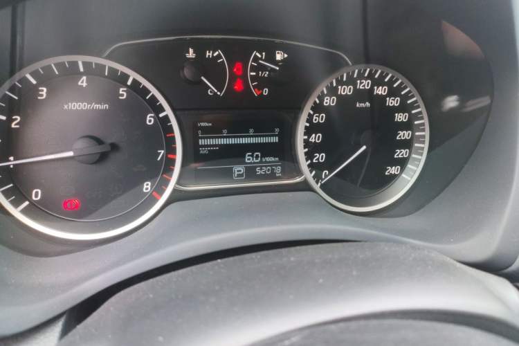 Used Nissan Sylphy 2021 Classic 1.6XE CVT Comfort Edition Odometer Close Up