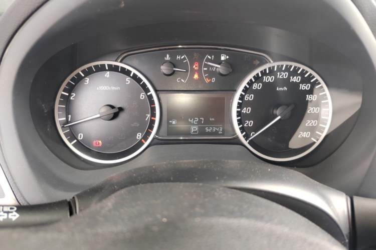 Used Nissan Sylphy 2021 Classic 1.6XE CVT Comfort Edition Odometer Close Up