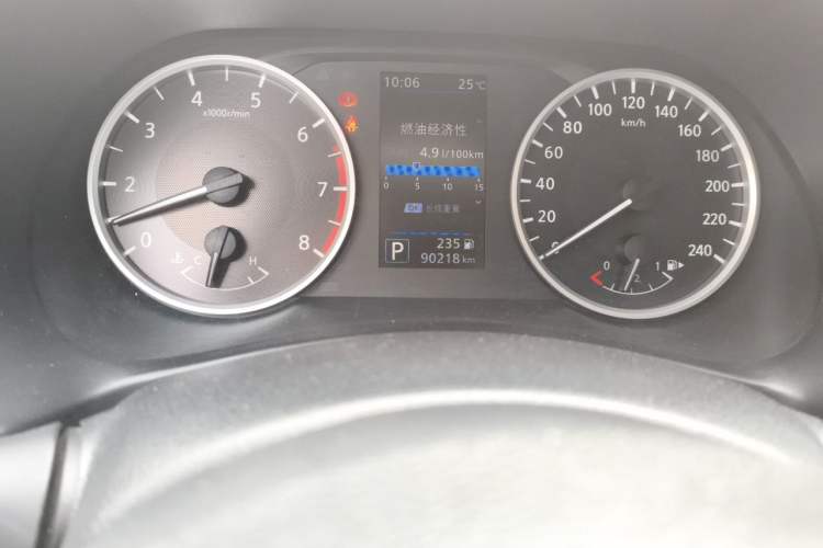 Used Nissan Sylphy 2021 1.6L XL CVT Enjoyment Edition Odometer Close Up