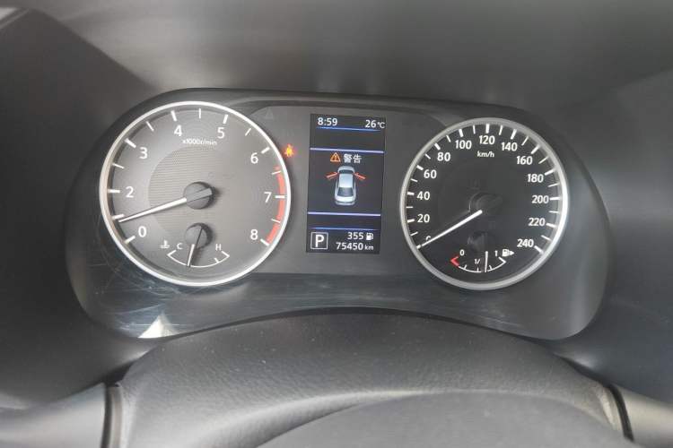 Used Nissan Sylphy 2021 1.6L XL CVT Enjoyment Edition Odometer Close Up