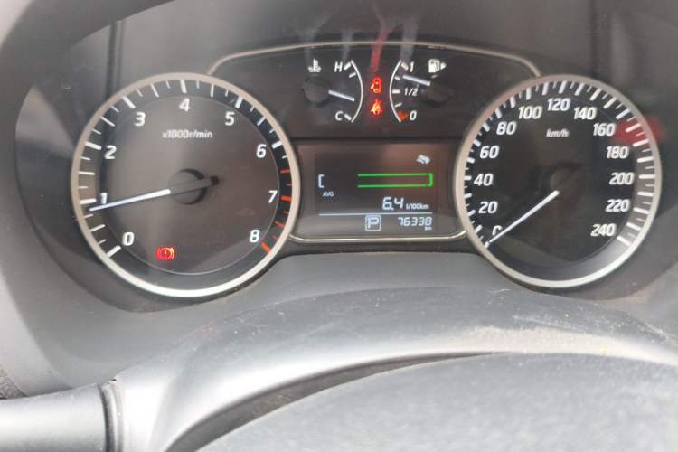 Used Nissan Sylphy 2021 Classic 1.6XE CVT Comfort Edition Odometer Close Up