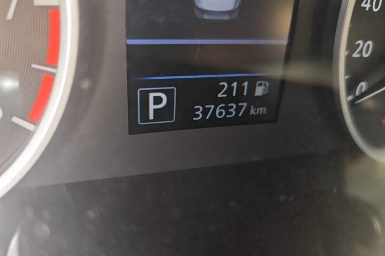 Used Nissan Sylphy 2021 1.6L XL CVT Enjoyment Edition Odometer Close Up