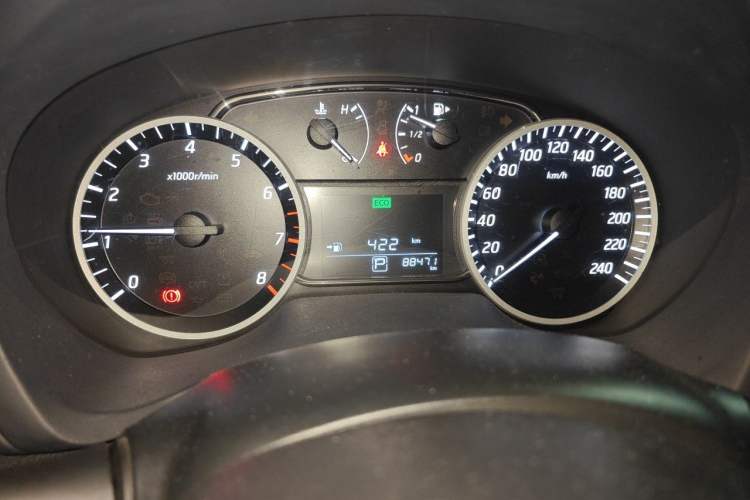 Used Nissan Sylphy 2021 Classic 1.6XE CVT Comfort Edition Odometer Close Up