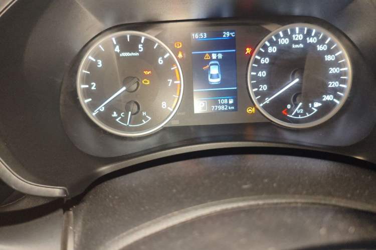 Used Nissan Sylphy 2021 1.6L XL CVT Enjoyment Edition Odometer Close Up