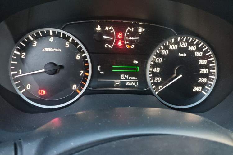 Used Nissan Sylphy 2021 Classic 1.6XL CVT Luxury Edition Odometer Close Up