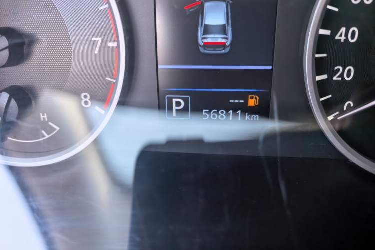 Used Nissan Sylphy 2021 1.6L XL CVT Enjoyment Edition Odometer Close Up