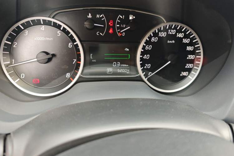 Used Nissan Sylphy 2021 Classic 1.6XL CVT Luxury Edition Odometer Close Up
