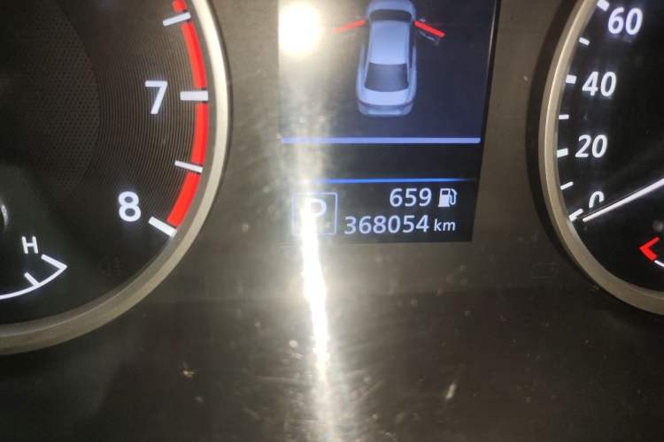 Used Nissan Sylphy 2021 1.6L XL CVT Smart Enjoyment Edition Odometer Close Up