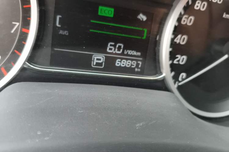 Used Nissan Sylphy 2021 Classic 1.6XL CVT Luxury Edition Odometer Close Up