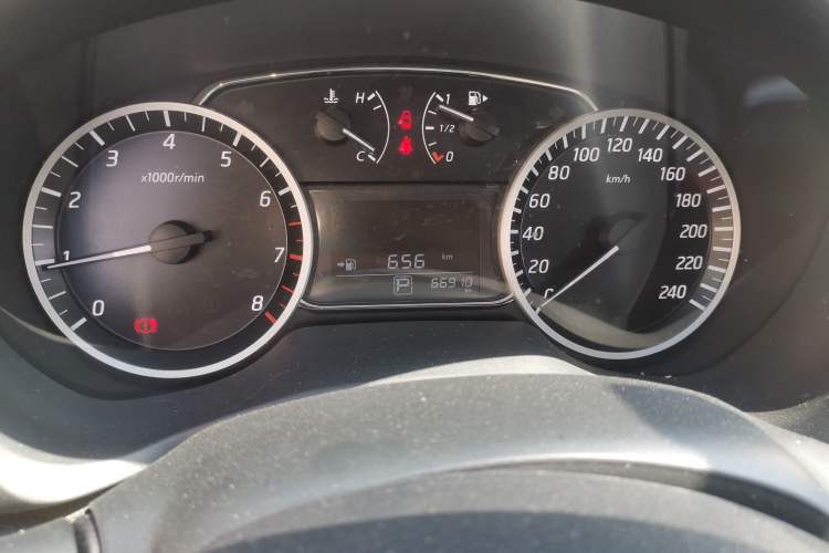 Used Nissan Sylphy 2021 Classic 1.6XE CVT Comfort Edition Odometer Close Up