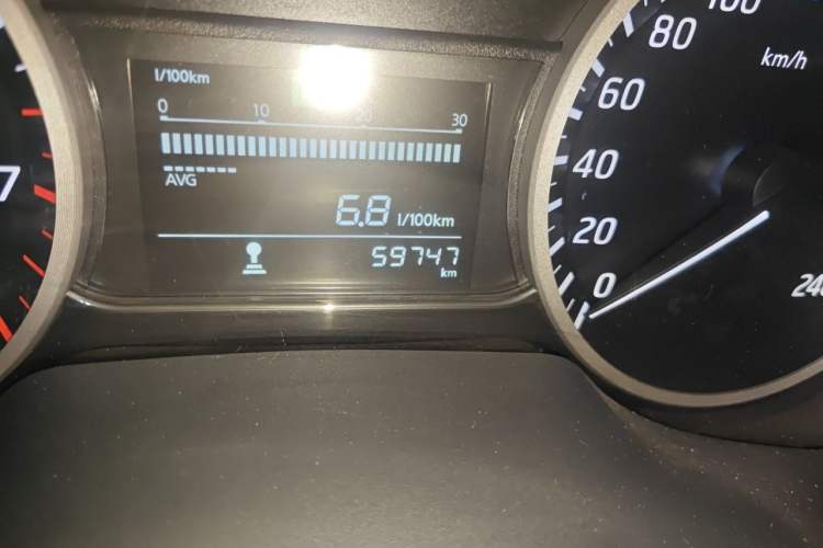 Used Nissan Sylphy 2021 Classic 1.6XE Manual Comfort Edition Odometer Close Up