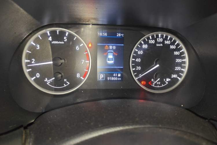 Used Nissan Sylphy 2021 1.6L XL CVT Enjoyment Edition Odometer Close Up