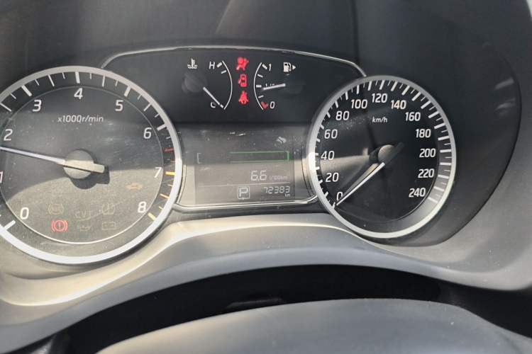Used Nissan Sylphy 2021 Classic 1.6XL CVT Luxury Edition Odometer Close Up