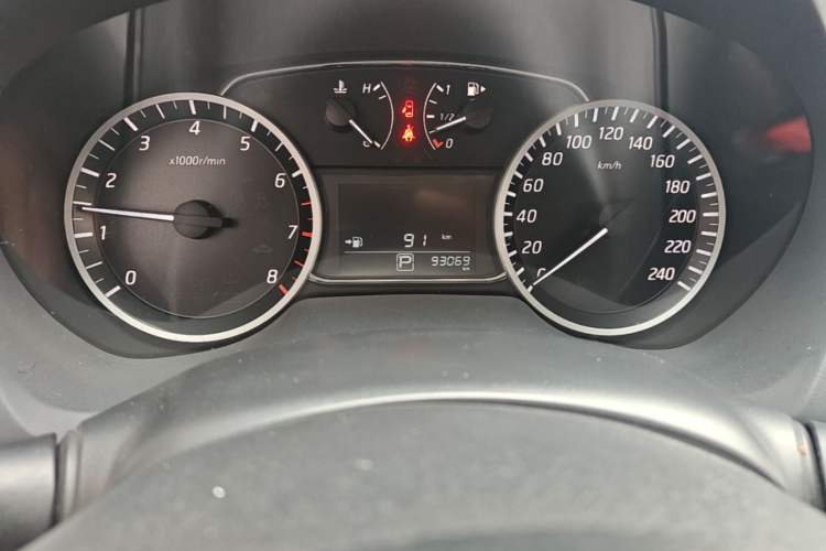 Used Nissan Sylphy 2021 Classic 1.6XL CVT Luxury Edition Odometer Close Up