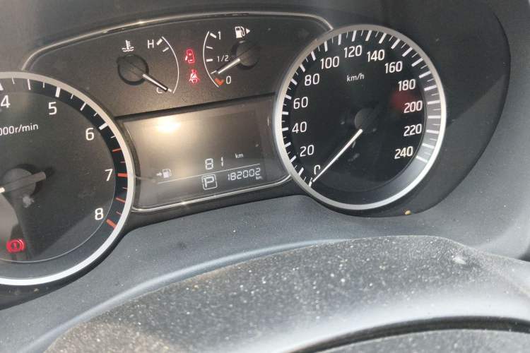 Used Nissan Sylphy 2021 Classic 1.6XL CVT Luxury Edition Odometer Close Up