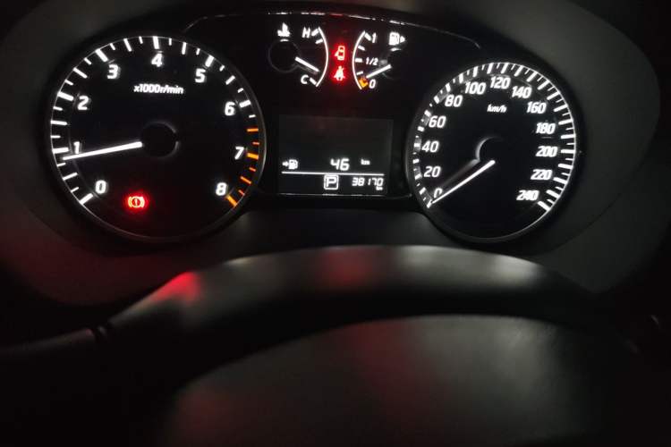 Used Nissan Sylphy 2021 Classic 1.6XL CVT Luxury Edition Odometer Close Up