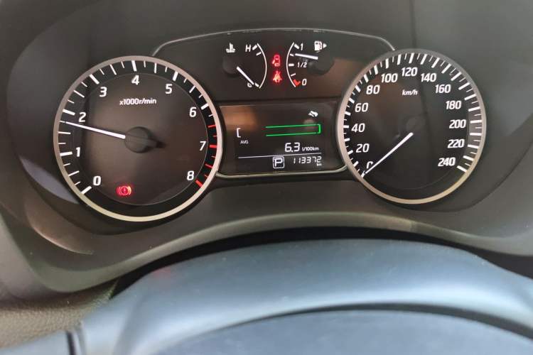 Used Nissan Sylphy 2021 Classic 1.6XE CVT Comfort Edition Odometer Close Up