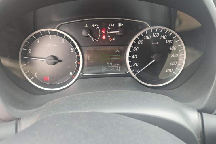 Used Nissan Sylphy 2021 Classic 1.6XE CVT Comfort Edition Odometer Close Up